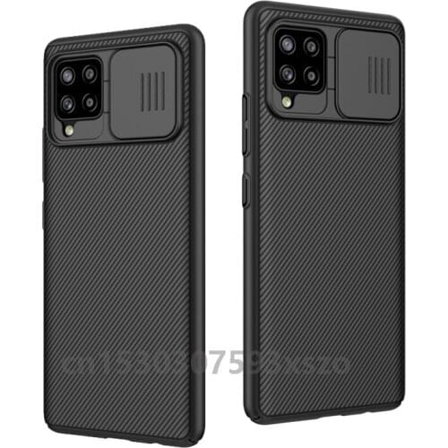 NILLKIN for Samsung Galaxy A42 5G CamShield Case Arrival Anti-shock Slide Camera Protection Cover TPU&PC Mobile Phone Cover Case