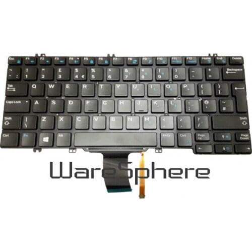 NEW Backlit Keyboard For Dell Latitude 5280 7280 7380 JF8W7 0JF8W7 UK