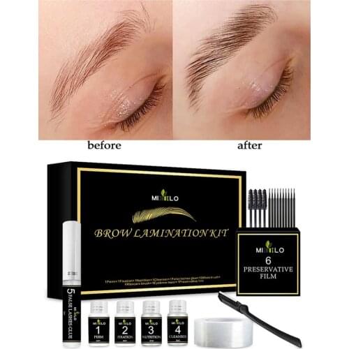 New Brow Lamination Kit Safe Brow Lift Eyebrow Lifting Protable Travel Kit Eyebrow Waterproof Mild Makup Tools