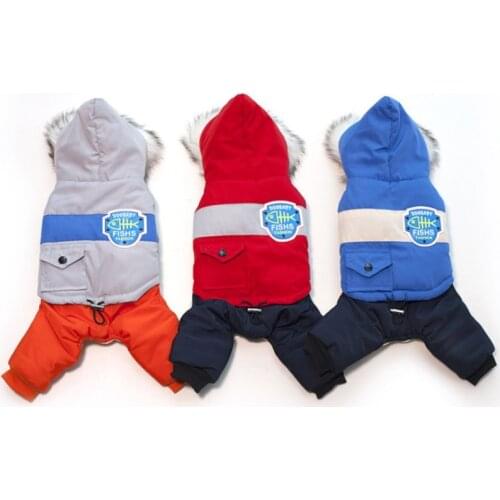 Pet dog Clothes,dog clothes for small and Medium Autumn and winter down jacket, Comfortable Warm Thick pet down Jacket coat