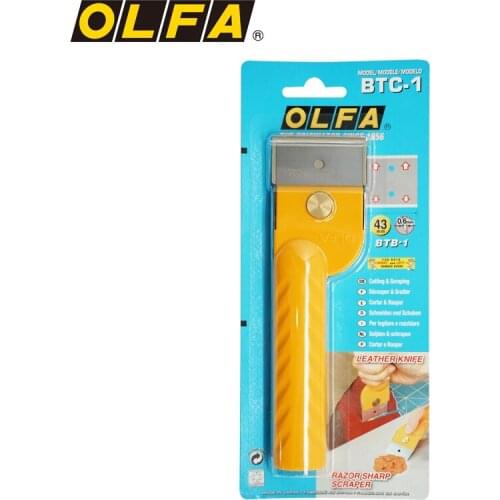 OLFA BTC-1 Multi-purpose Razor Edge Scraper Leather Craft Utility Knife Blades Bevel Edge Skive Leather