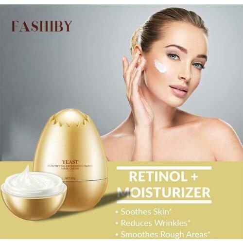 Yeast Egg Shell Mask Miracle Egg Mask Anti Aging Firming Skin Facial Cream Remove Wrinkle Moisturizing Cream Face Care Treatment