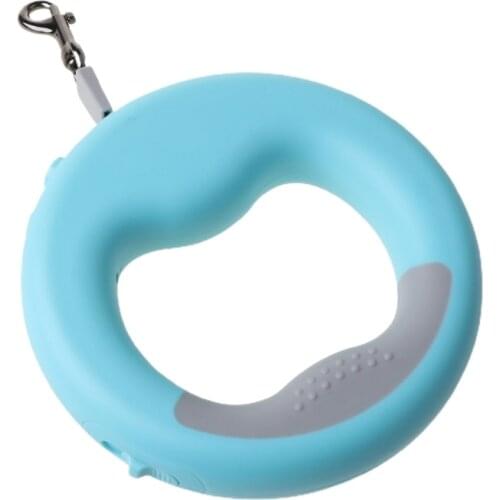 Durable Automatic Retractable Pet Puppy Cat Traction Rope with Rechargeable LED Light Walking Dog Belt Leash