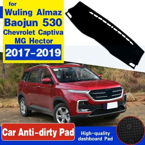 For Wuling Almaz for Baojun 530 for Chevrolet Captiva for MG Hector 2017 2018 2019 Anti-Slip Mat Dashboard Cover Car Accessories