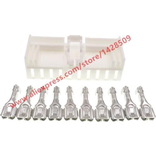 5 Sets 10 Pin Automotive Plug Car Wiring Harness Female Connector With Terminals