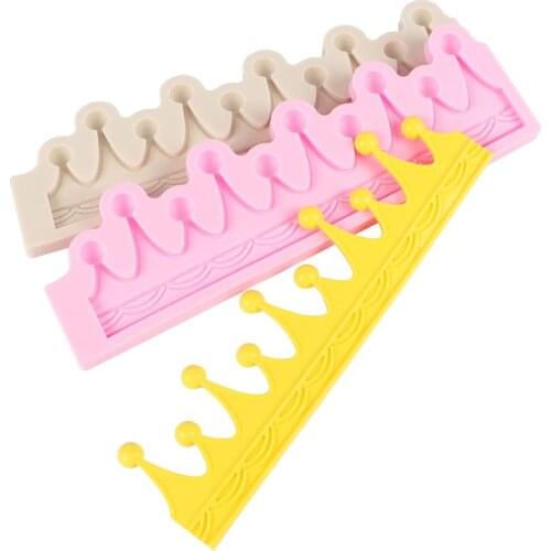 Silicone Mold Imperial Crown Shaped Handicraft Mold DIY Baking Tools For Cake Fondant Chocolate Making