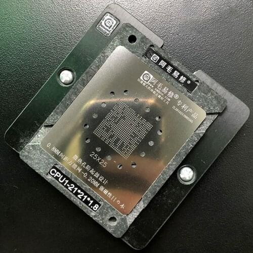 Universal 0.8MM 0.65MM direct heating BGA soldering stencils template Plant Tin Platform for LCD TV CPU chip