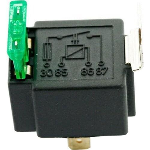 EE support 12V 30A Car Automotive Heavy Duty Relay 4Pin Fuse Fused On/Off SPST Metal Sales