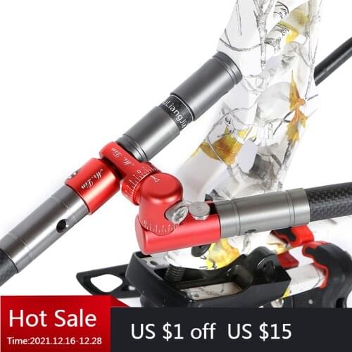 Archery V Bar for Balance Rod Stabilizer 0/5/10 Angle Adjustable Tactical Shock Absorber Damper for Compound Bow