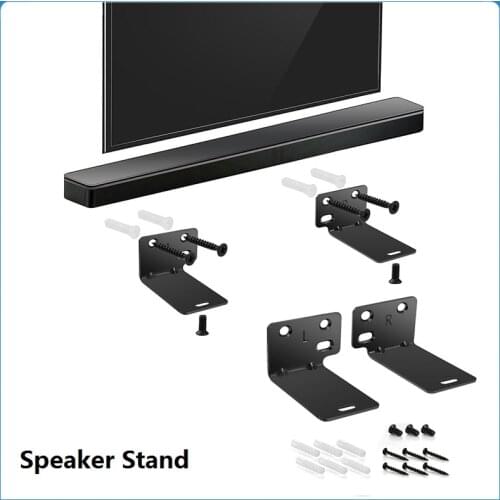 1Pair Wall Speaker Stand Ceiling Mount Bracket Hanger For BOSE WB-300 Soundtouch 300 Accessories Black