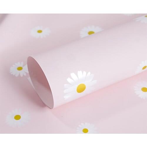 20Pcs Daisy Flower Tissue Paper 58X58CM Waterproof Craft Paper Floral Wrapping Gift Packing Home Decoration Festive Party Supply