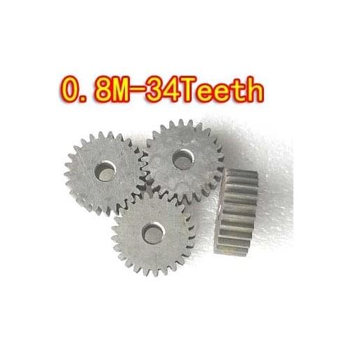 2015 Promotion 0.8m 34 teeths small module cylindrical gear metal steel rack and pinion transmission parts Cars DIY