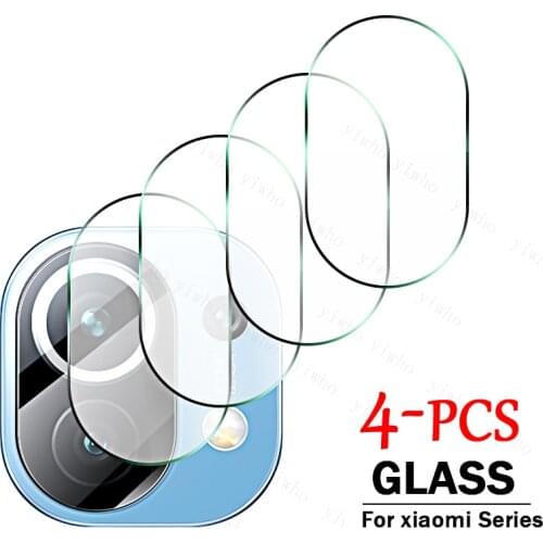 4PCS for Xiaomi Mi 11 Lite 5G / 4G 10T Camera Lens Film Protective Screen Protectors Tempered Glass 11i 11 Ultra Poco X3 M3 Pro