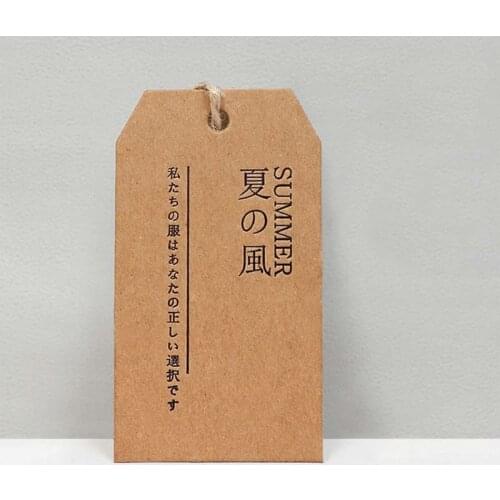 400pcs Custom Hang Tag Embossing Printing Clothing Custom Tags Square High Upscale Label Swing Tags Garment Label