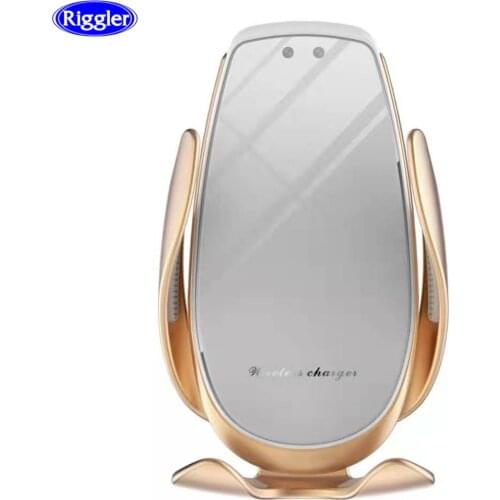 Fast Charge Car Phone Holder Qi Wireless Charger Automatic Clamp Charging Mount forHuawei Mate30pro P30Pro