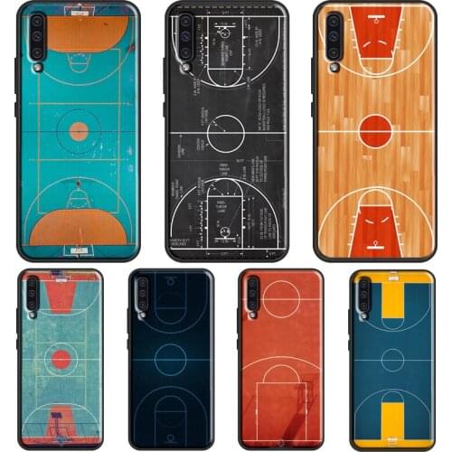 Basketball Court Diagram Case For Samsung A32 A52 A72 A12 A42 A20S A30S A40 A50 A70 A21S A11 A31 A41 A51 A71 Cover