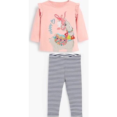 Children Clothes 2021 Print Infant Baby Clothing Casual Long Sleeve Tops Pants 2pcs Outfits Kid Tracksuits For Girls Sports Suit