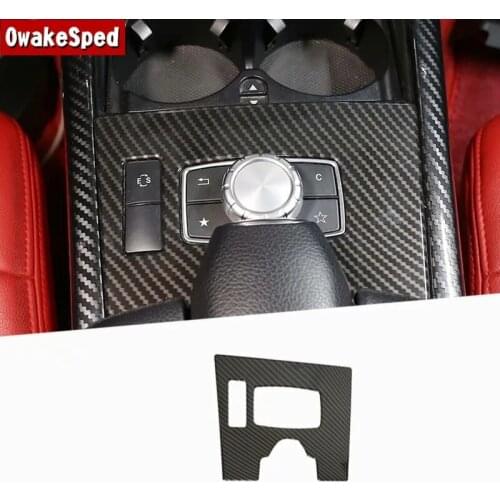 For Mercedes Benz E Class W212 2008-2015 Interior Accessories Car Styling Central Control Panel Cover Multimedia Frame Trim