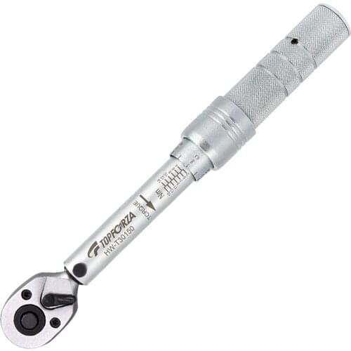 1/4" Socket Ratchet Torque Wrench 64 Gear wheel Metal Handle Wrench 5.0-25N.m for Car Motocyble Engin Repair Tools