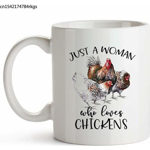Chicken Mug, 11 Ounces, Crazy Chicken Lady Coffee Cup, Chicken Whisperer
