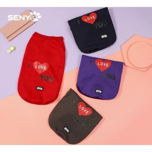 Fashion Dog Clothes New Cute Cartoon Letter printing Winter Warm Puppy Cat Dog Vest For Small Dogs Jacket Chihuahua Pet Clothes