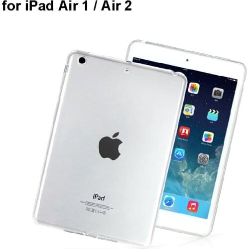 For iPad air silica gel soft back cover capa,tablet TPU Protective case Shell Skin for iPad air 2 9.7 inch for ipad Air2 funda