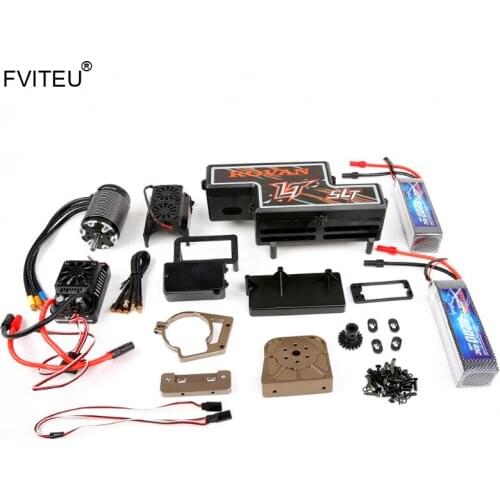FVITEU NEW Electric Oil change power Conversion kit(battery included) for 1/5 losi 5ive-T Rovan LT/SLT Parts