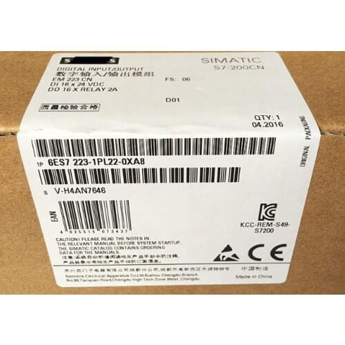 New Original PLC Module 6ES7 223-1PL22-0XA8