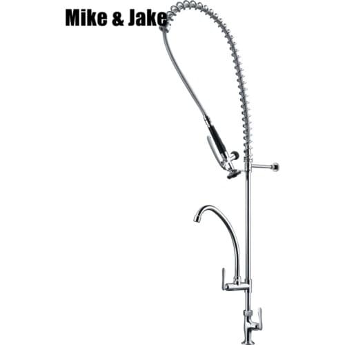 Single cold chrome Commercial kitchen faucet industrial kitchen faucets big kitchen tap single gold tap Commercial sink tap