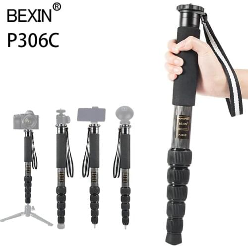 Professional monopod carbon fiber lightweight monopod holder dslr video stant selfie stick tripod monopod for camera phone