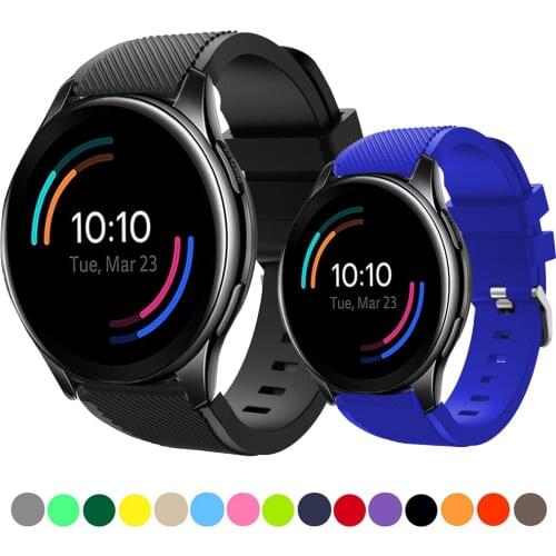 22mm Soft Silicone Watch Strap for Oneplus Smart Watch Bracelet Replacement Wristband for One Plus Wrist Strap Accessories