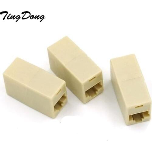 5PC Network Ethernet Dual Straight Head Lan Cable Joiner Coupler RJ45 CAT 5 5E 6 6a Extender Plug Network Cable Connectors