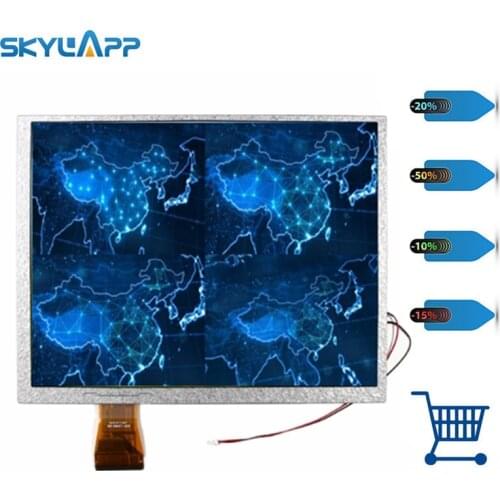 Skylarpu 10.4 inch For AUO LCD Touch panel Glass Digitizer handwritten screen display panel (without touch) Free shipping