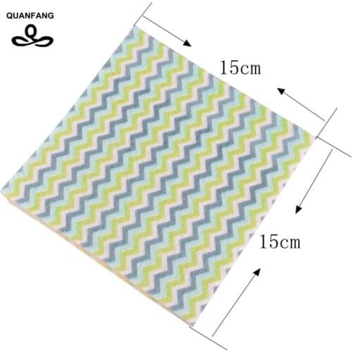 Tricolo 15pc/Lot,Printed Felt Non Woven Fabric 1mm Thickness Polyester Cloth Sewing Dolls Home Decoration Pattern Bundle 15*15cm