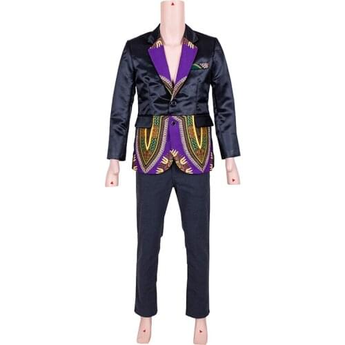 In Stock African Jacket For Men African Long Sleeve Top African Clothing Dashiki African Print Blazer Men Outfits XH061