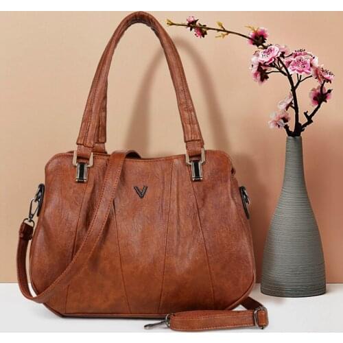 High Quality Soft Pu Leather Handbags Luxury Handbags Women Bags Designer Casual Shoulder Crossbody Bags for Women 2021 Tote Bag