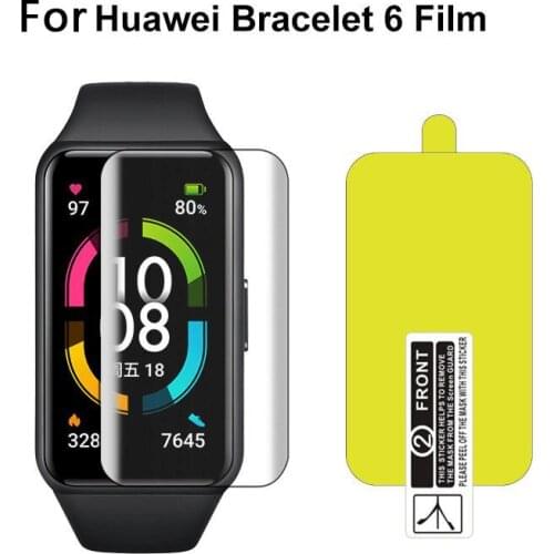 3/5pcs Full Cover Soft TPU Screen Protector For Huawei Honor Band 6 Explosion-proof Screen Film For Honor Band 6 HD Protect Film