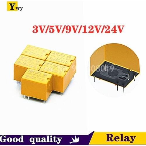 5PCS relay HK4100F-DC12V-SHG HK4100F-DC5V-SHG 6 pin 3A 3V / 5V / 9V / 12V / 24V HK4100F-DC24V-SHG HK4100F-DC3V-SHG