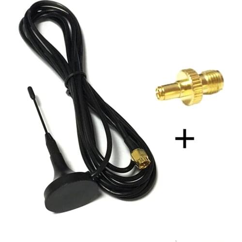 3G Antenna 3dBi 900-1800MHZ 3G GSM Aerial Antennas 3Meters SMA Male connector + SMA Female switch TS9 Male RF Coax Adapter