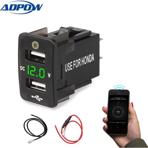 For Toyota Car GPS Tracker Locator Real Time Tracking Device 4.2a Dual USB Car Charger Led Voltmeter