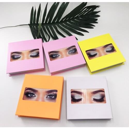 Eye Lashes Book Gradient Eyelashes Packing 22MM Mink Lashes Candy Case