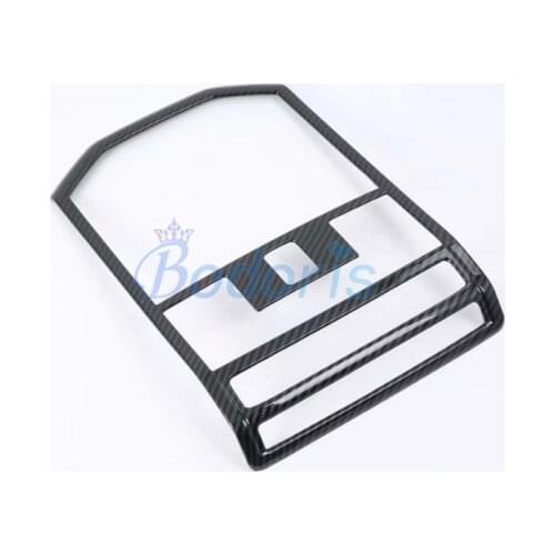 For Volkswagen VW T-Roc TROC 2018-2020 Interior Carbon Fiber Color Reading Lamp Cover Light Frame Panels Car Styling Accessories