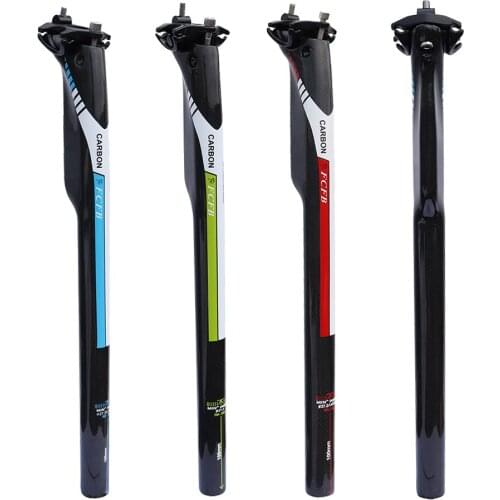 FCFB 3K green blue red seatpost small resistance Carbon fiber road bike mountain bike seat tube saddle FW-SE-02-2