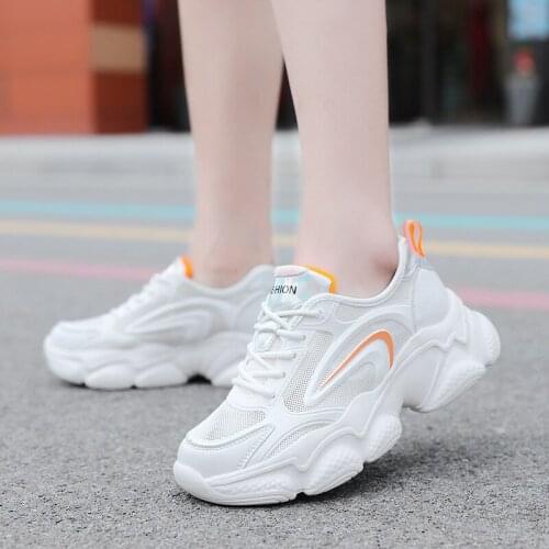 Women Casual Shoes Fashion Breathable Walking Mesh Flat Shoes Woman White Sneakers Women 2020 Tenis Feminino Female Shoes