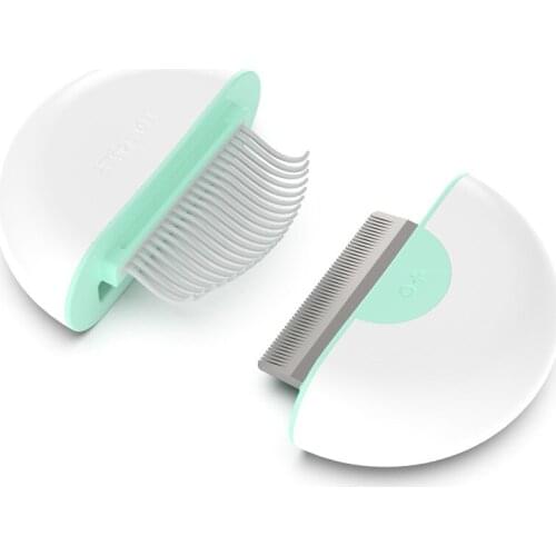 Round Dual-use Cat Comb Shell Comb Cat Hair Cleaner Dog Combing Artifact Pet Comb Brush to Float Hair Cat Supplies