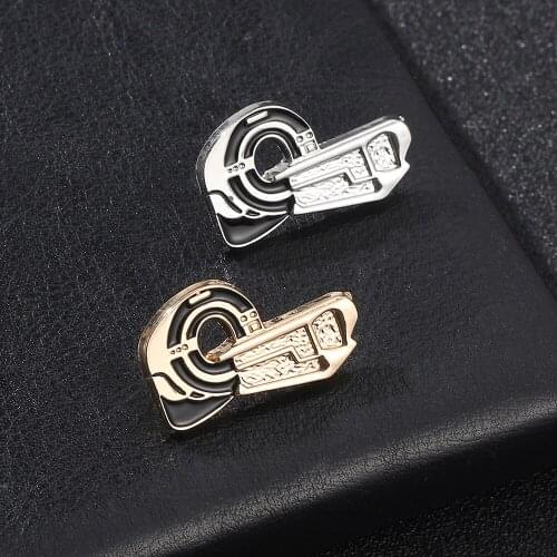 Magnetic Resonance Brooch Enamel Alloy Lapel Badge Pin Medical Gift Doctor Nurse Hijab Pins Metal Jewelry Women Accessories