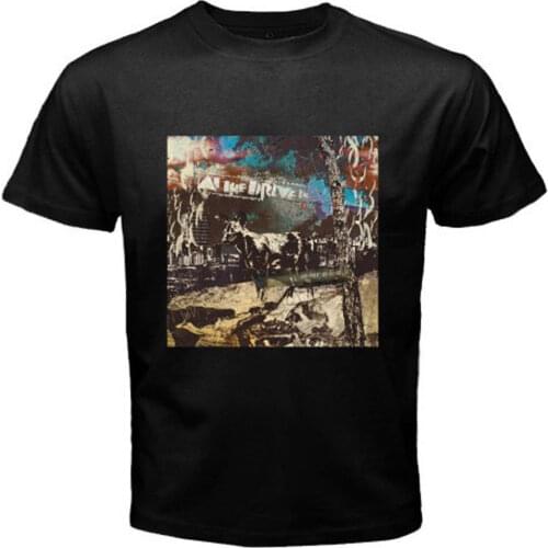 At The Drive In Inter Alia Album Mens Black T-Shirt Summer Short Mens T Shirts Fashion Tees Tops Streetwear