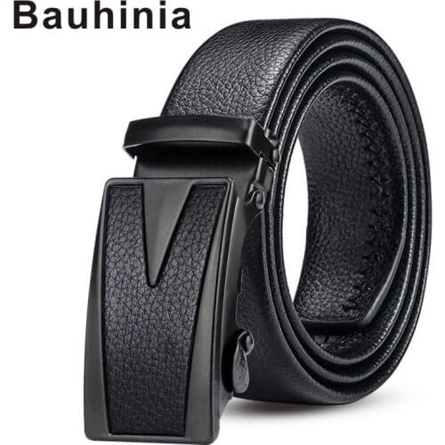 Bauhinia brand new automatic buckle scratch-resistant 120CM mens casual waist charm belt