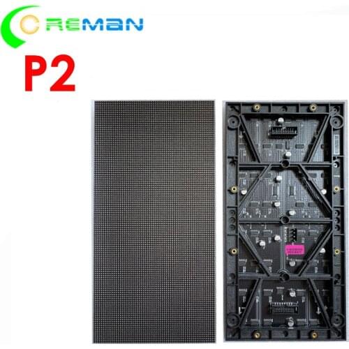 Low price rgb dot matrix led module 128x64 , p2 led screen module 256mm x 128mm , full color led display p2