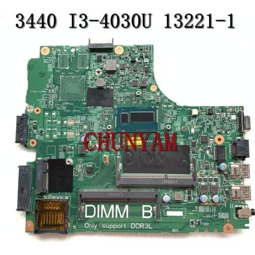 I3-4030U FOR Dell Latitude 3440 Laptop Motherboard DL340-HSW 13221-1 PWB WVPHP CN-0RGV81 RGV81 Mainboard 100% Tested